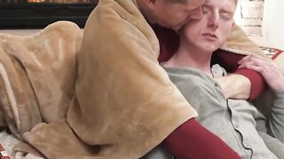 Step-Dad Fucks Virgin StepSon in Shower - Twinks First Time Anal