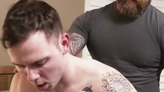 Tatted-Up StepDaddy's Dirty Little Slut - POV Fucking & Facial