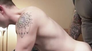 Tatted-Up StepDaddy's Dirty Little Slut - POV Fucking & Facial