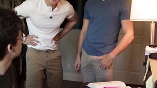 JockStraps - DeepThroat Blowjob & Riding Action With Huge Load On Ass