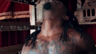Black Monster Dick - Big Black Guy Stroking His Huge Ebony Penis