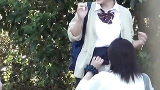 Public Pee Fest #3 - Dirty School Girls Peeing in Public Places