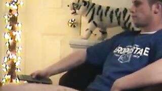Straight Guy's Surprise Blowjob From Gay Buddy - Deepthroat & Facial
