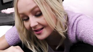 Natalie Queeen - Teasing Pov Masturbation & Big Load On Her Face