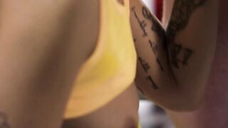 April Olson's Inked Body Gets A Hardcore Fucking - POV
