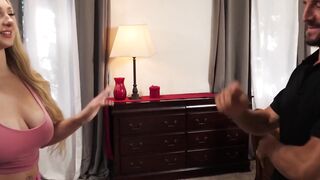Skylar Voss's Pink Pussy Gets A Deep Creampie In This Intense Fuck Session