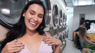 Sluty Laundry Mat Sex - Hot MILF Jade Green Fucks A Hung Stud In Public