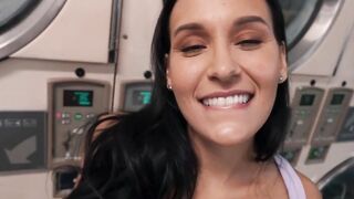 Sluty Laundry Mat Sex - Hot MILF Jade Green Fucks A Hung Stud In Public