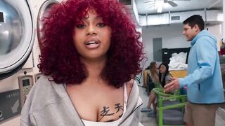 Sluty Laundry Mat Sex - Hot MILF Jade Green Fucks A Hung Stud In Public