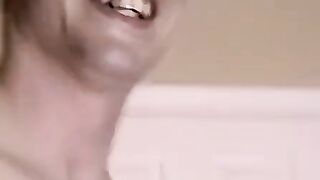 Twinks-Glasses" - Fashionable Glasses Wearing Teen Jerking Off On Leather Sofa With Orgasmic Conclusion