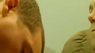 Mature MILF's Daughter Sucks Grandpa Dry