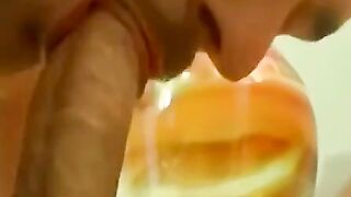 Mature MILF's Daughter Sucks Grandpa Dry