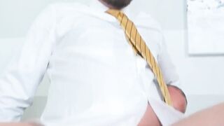 Bruno Max & Logan Moore In Suits Fucked Hard By Each Other