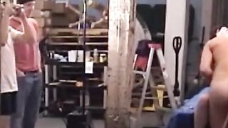 KINKY WORKSHOP THREESOME - Lustful VIXEN Gets Fucked By A Triple Threat