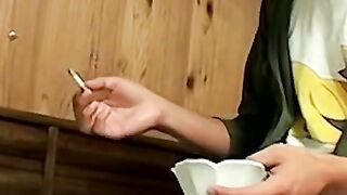 Curvy Cutie Riding A Monster Dick While Smoking Hot Cuban Cigars