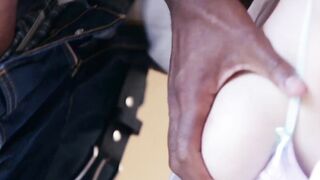 Teen Elegance - Petite Blonde Babe Gets Drilled And Jizzed