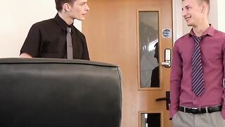 Anal Frenzy in Leased-Out Space" or "Office Anal Adventures - Gay Couple Fucking Hardcore!