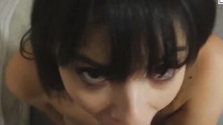 Teenage Cutie's Perfect Blowjob & Facial - Point Of View