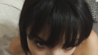 Teenage Cutie's Perfect Blowjob & Facial - Point Of View