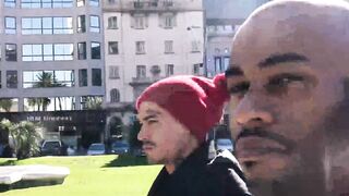 Raw Dominance - Big Dick Latin Guy Fucks Black Stud Roughly