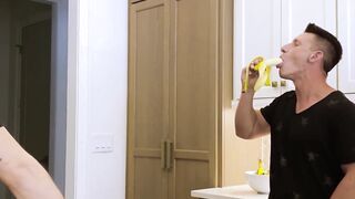 Twinks Throat-Fucking Daddy's Boy Gets Breeded Raw