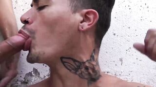 Double-Dick Double Dose #2 - Handsome Latin Stud Gets Fucked By Two Hot Guys