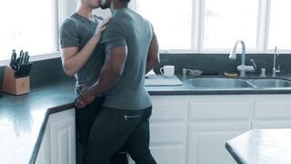 Black Gay Stud's Perfect Ass Fucked Passionate Lover - Hot Interracial Anal
