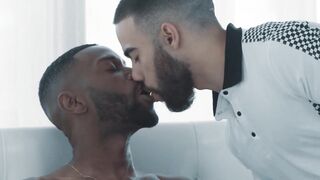 Black Thug Rimjob & Hardcore Anal Fucking with Latino Hunks
