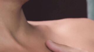 Erotic Solo Play - Black Beauty Stuffs Herself With A Thick Dildo