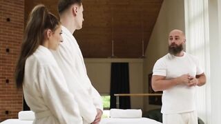 Hairiest Masseuse Gives You A Deep Massage And Drills Your Pussy Hard - Nicola Sweet