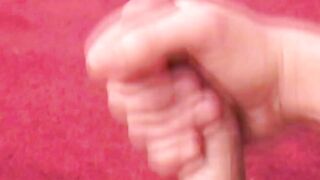 Fast-Paced Jerking Off Session With Big Load For Hot Summer Days