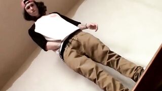 Straight Guy Wanking Off Big Dick Slowly - POV
