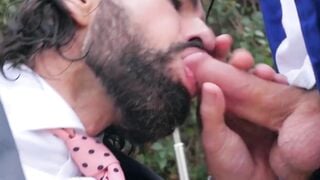 Poolside Pool Cleaning - Old Man Fucked By Young Hunk Diego Rexx