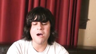 Long Haired Alternative Amateur Stroking Huge Dick