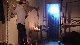Boy Dungeons Twunk's Ass With Clamp Play And Anal Training