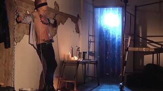 Boy Dungeons Twunk's Ass With Clamp Play And Anal Training