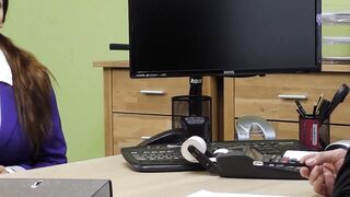 Big-Tits MILF Loan Agent Seduces Client With Her Massive Boobs