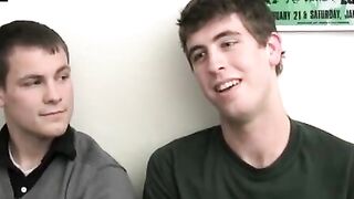 Straight Guys First Gay Experience - Spitting Blowjob & Anal Sex
