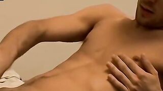 Hunky Hottie Jacobs Wright Masturbates Solo - Big Dick & Loaded cumshot