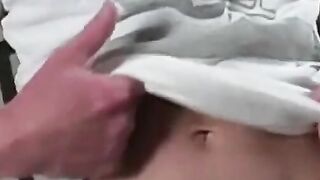 Masked Stud Wanks Off Big Hard Dick in Solo Masturbation Session