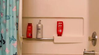 Twinks Shower Jerk-Off Session - Hot Young Twunk Teasing His Dick