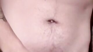 Twink's Smoking Break - Skinny Boy Strokes His Dick