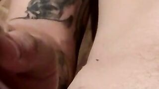 Twink's Smoking Break - Skinny Boy Strokes His Dick
