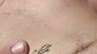 Twink's Smoking Break - Skinny Boy Strokes His Dick
