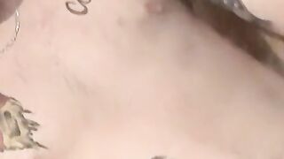Twink's Smoking Break - Skinny Boy Strokes His Dick