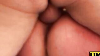 UK Sub Slut Chunky Cheerleader Rough Sex With Old Dominant Guy