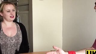 UK Sub Slut Chunky Cheerleader Rough Sex With Old Dominant Guy