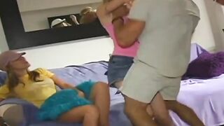 Group Sex Party - Orgy of Hot Babes Sucking & Fucked by Studs