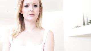 Teen Step-Daughter's First Time Riding A Hard Dick - Older Man Fucks Teens Ass