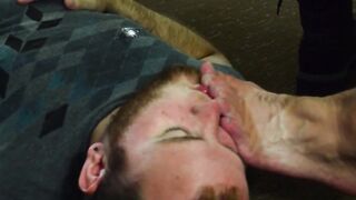 Chub Bear's Foot Worship - Head & Bareback Fuck